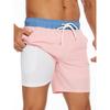 GD summer new men's shorts fashion vacation pants men's four corners milk silk lining