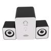 USB Powered Desktop Speakers Computer Speakers with Subwoofer for PC Laptop Tablet DesktopDazzle Version Black White