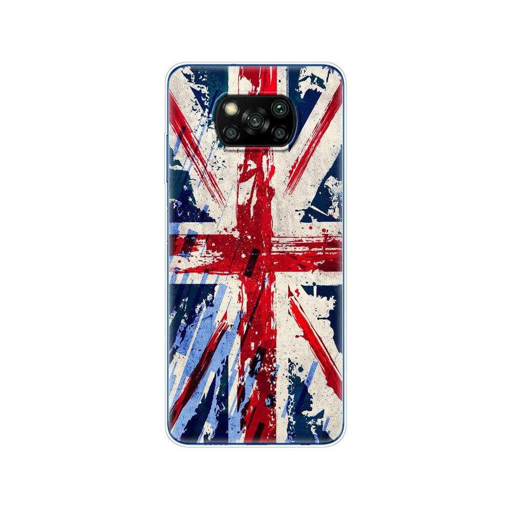 Für Xiaomi Poco X3 NFC x3 pro Hülle Silikon Weiche Rückseite TPU Bumper für Poco X 3 NFC 6.67'' Global Handyhülle Winter Schnee Weihnachten