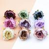 10pcs Silk Peony Srtificial Flowers for Home Wedding Decoration Diy Scrapbooking Pompons Christmas Wreath Fake Plastic Flowers