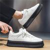Shoes men's 2025 new spring Korean version of little white shoes platform muffin biscuit shoes men's sports and leisure board shoes