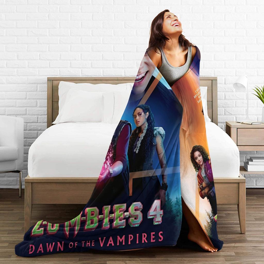 Zombies 4: Manta Amanecer de los Vampiros Súper Suave Acogedora Mantas de Tiro para Sofá 50x60 Pulgadas Colcha Multitamaño