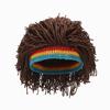 Trendy Unisex Knitted Dreadlock Wig Hat - Hip Hop Party Style
