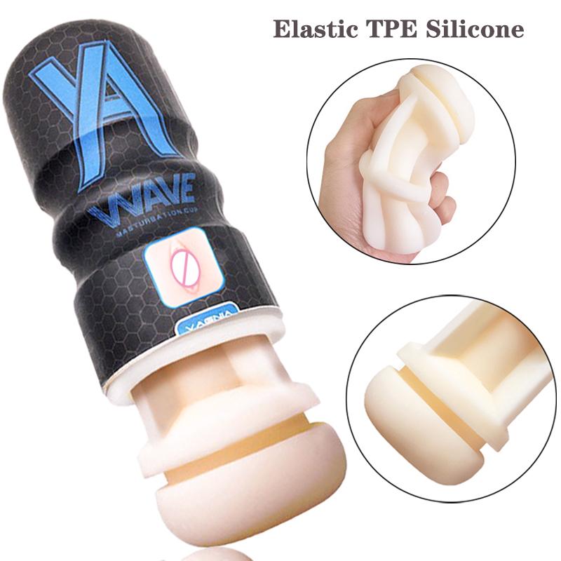 Masturbation Cup Powerful Sucking Realistic Anal Vagina Pocket Pussy Blowjob Massager Male Masturbator Sex Toys for Men 18+ Toys