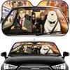 Anime S-Spy X Family Sun Visor Car Windshield Sun Shade  Front Window Sunshade UV Block Heat Insulation Cover Parasol