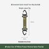 Outdoor Tactical Carabiner Clip with Rotary Buckle
