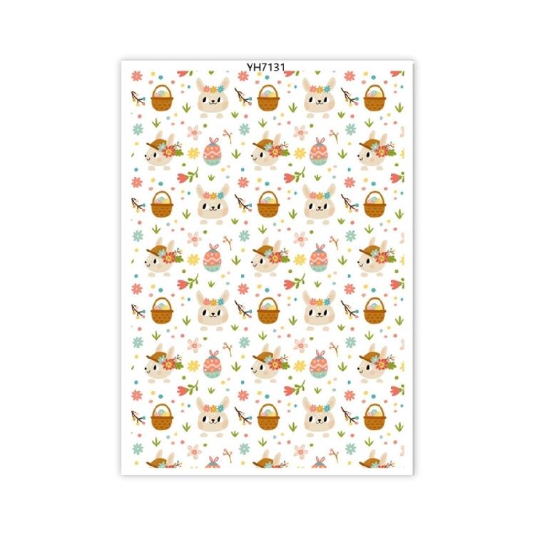Clay Earrings Transfer Paper Easters Colored Eggs Printing Paper Water Soluble Transfer Decal Clay Transfer Sheets