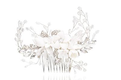 TOSSIO Hair Accessories Headdress Bridal Hair Clip Wedding Hair Ornament Clip Twig Reception Party