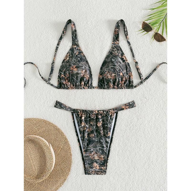 TS JYL-SW233 Thong Bikini Set, Sexy Cross-Border Swimwear For Women S