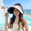 Summer Sun Visors Hat Women Visors Hat Women SunHat With Ponytail Hole Foldable