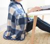 Multifunctional Moisture-Wicking Heat-Generating Flannel Nap Blanket - Fleece Shawl for Office & Kids