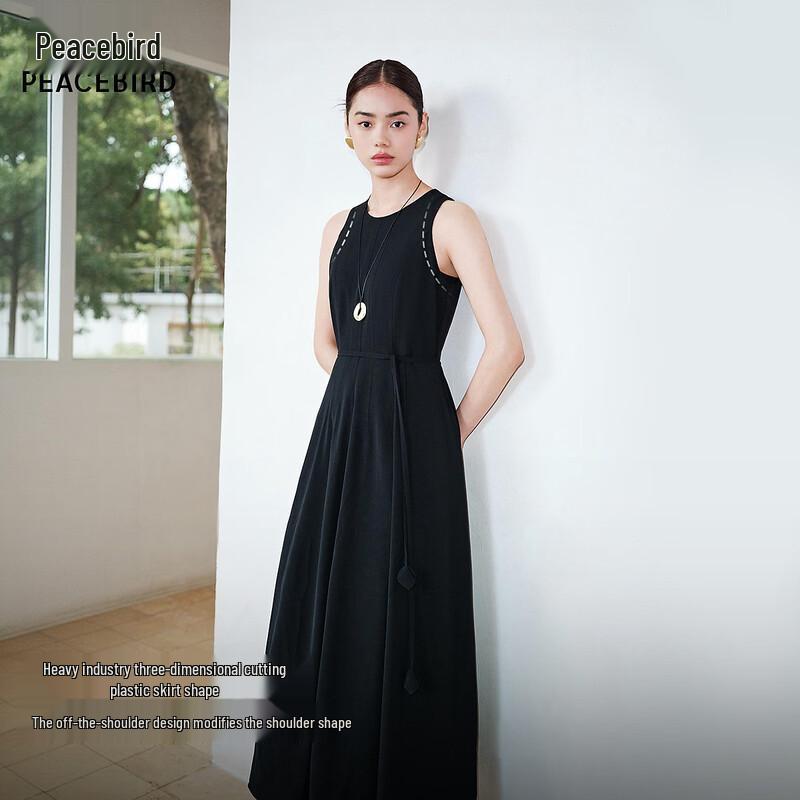 PEACEBIRD Minimalist Commuter Dress M