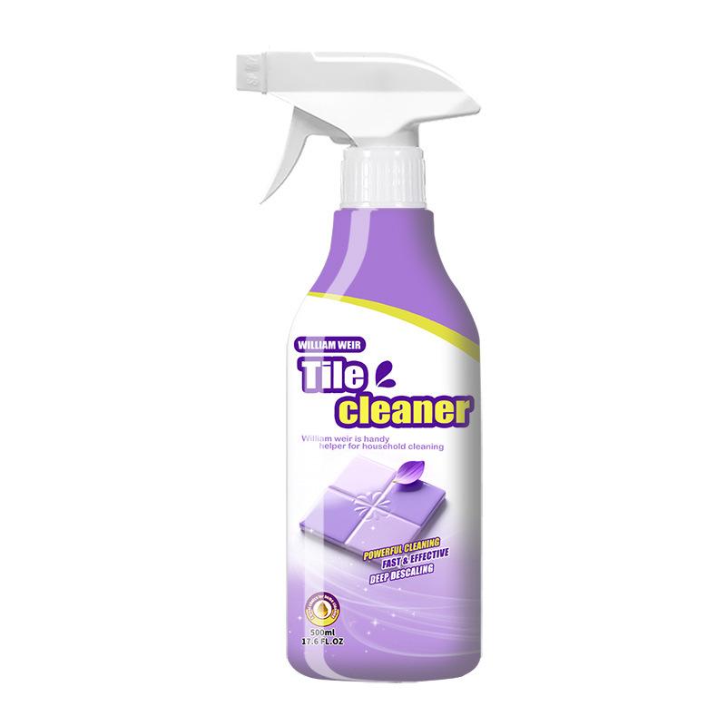 Tile cleaner, powerful stone stain and scale remover, yellow spot remover, multi-functional household bathroom floor cleaner 500ml
