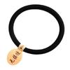 Nylon Elastic Thickened Black Hair Tie & Headband for Women