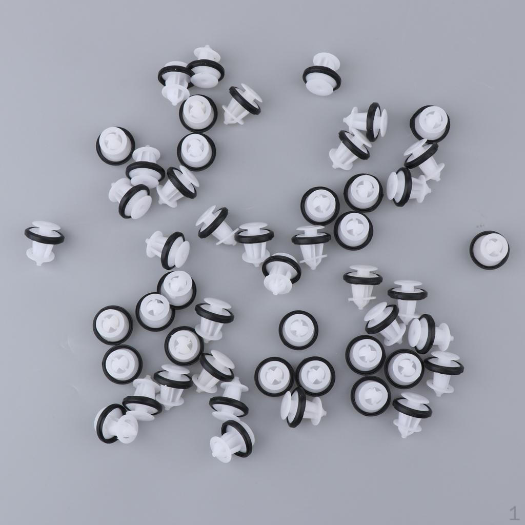 

50 шт. заклепки для дверей автомобиля, фиксатор панели бампера