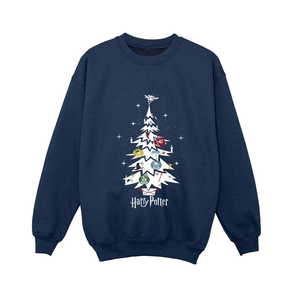 HARRY POTTER Boys Christmas Tree Sweatshirt