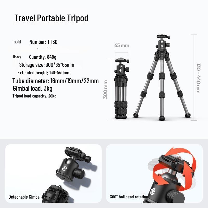 Portable Travel Camera Tripod