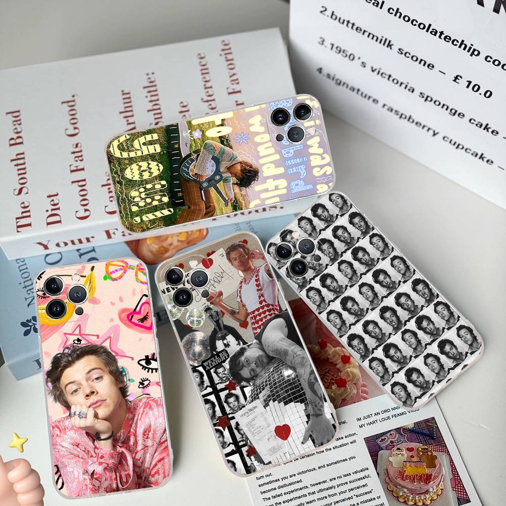 Hot H-Harrys Music Styles Phone Case For IPhone 17 16 15 14 13 12 11 Pro Max 13 12 Mini 17Air 16e Clear Cases