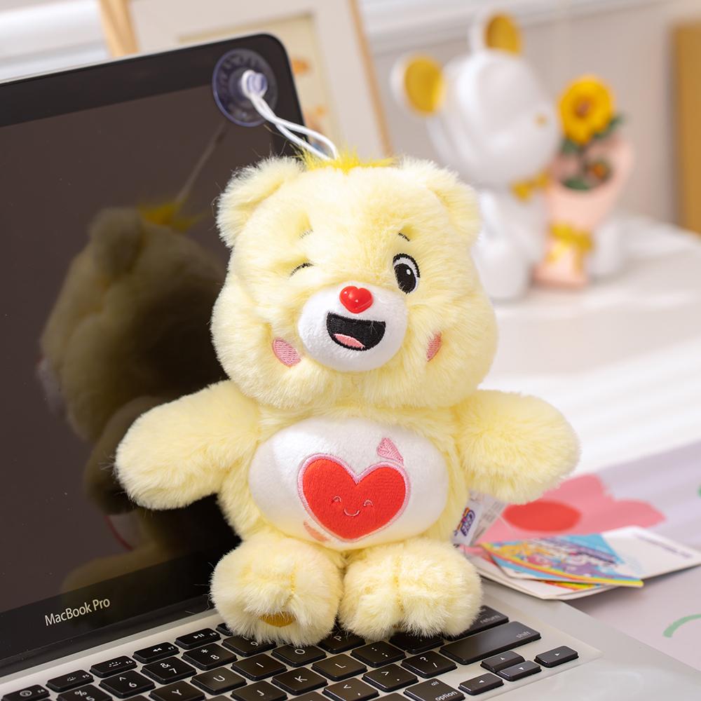 20cm Sucker Plush Toys Care Bears Pendant Bag Accessories Keychain Bag Car backpack stuffed Pendant Girls Boys Gift