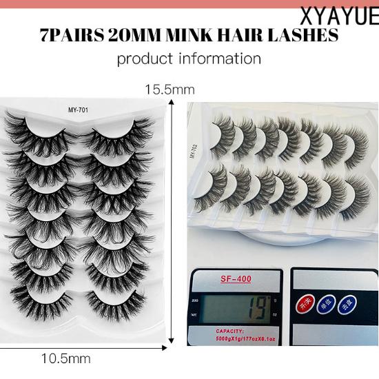7 Pairs  Lashes Mink Individual Lashes Magnetic Lashes Lashes Extension Lashes That Look Like Extensions Lashes Extension Hk  Lashes Natural Look