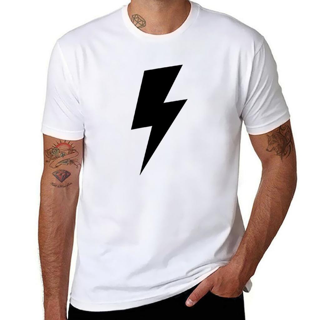 Lightning Bolt Tshirt Soft Stretch Short Sleeve Top
