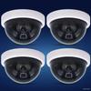 Fake Security Cameras 2-Pack, Punch-Free Wall Mount, White