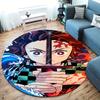 Tappeto Rotondo Demon Slayer Tappeto Tappeto Per Soggiorno Camera Da Letto Divano Sala Giochi Decorazione Tappetino Antiscivolo