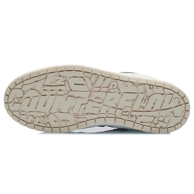 Li Ning CF The One Casual Slip Resistant Durable Low Top Skate Shoes Men Sneakers White Blue Black AGCR469-1