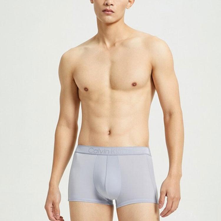 Calvin Klein Black Label Series Cycle Color Logo Lightweight Breathable Boxer Briefs Men Underwear Gray NB3090-DBO