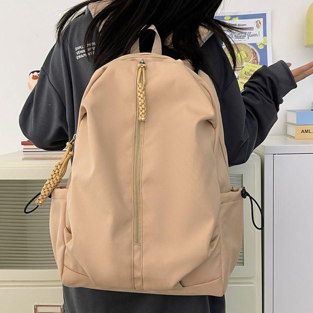 Multi-pocket Trendy Ins Backpack High Capacity School Bags Fashion Casual Schoolbags Girls Boys