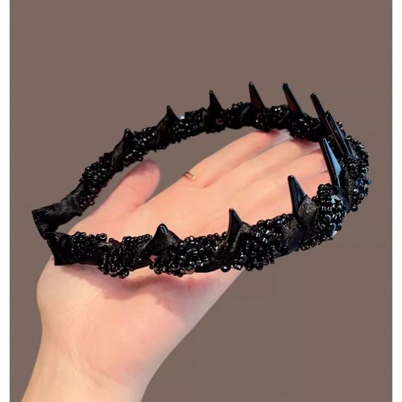 Louis Paris Royal Women's Headband: 2025 Style - Anti-Flyaway Hair, Face Wash, High Skull Top, Advanced Sense with Teeth Clip