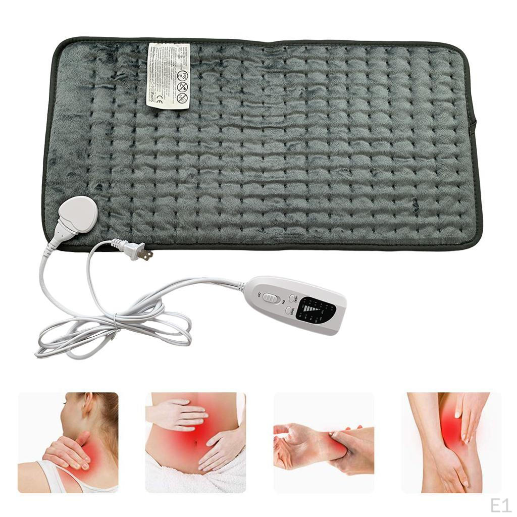 Electric Heated Pad Mat 24x12" Stomach Back Pain Cramps Plug-US