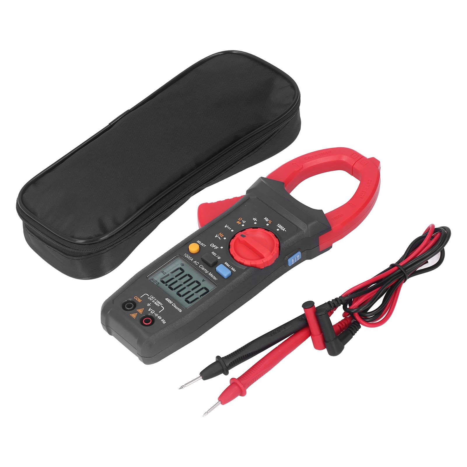 

Digital Clamp Multimeter AC DC Current Resistance Repair Meter Digital Electrical Tester