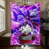 Super Saiyan Blue Goku Blanket Home Decor Soft And Comfortable Gift Machine Washable Sheet