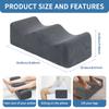Leg Pillows, Relief Waist Pain Leg Cushion, Sleeping Leg Raiser for Bed, Sofa, Lounge Chairs, Bottom anti-slip & two Fixed Bands
