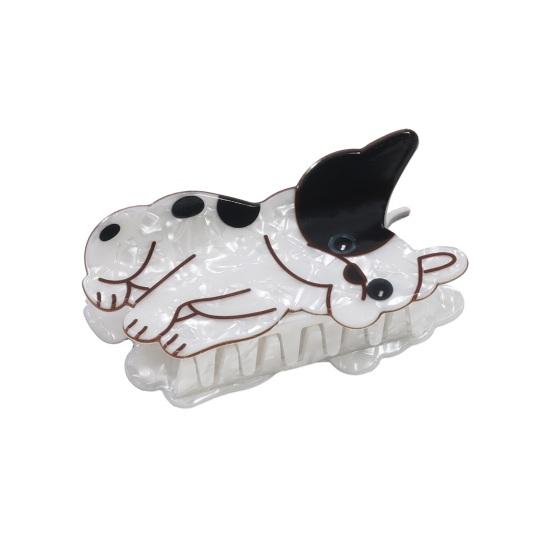 Yousheng Hair Claw Cartoon Cat Puppy Shape Back Head Shower Clip Strong Grip Medium Size Shark Hair Claw Versatile Hair