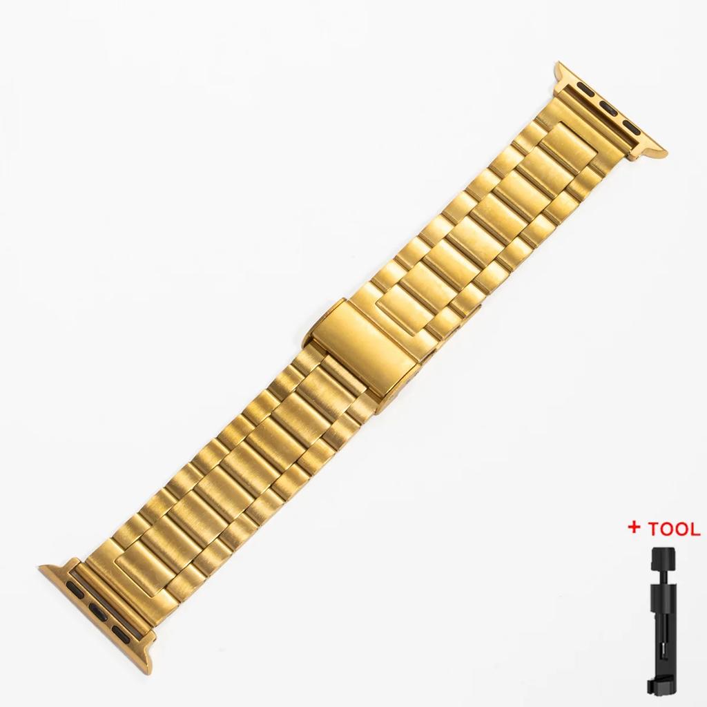 Edelstahlarmband für Apple Watch Armband 49mm 46 44mm 40mm 42mm 38mm 41mm Uhrenarmband iWatch 11 10 SE 9 86 7 ultra 8 45