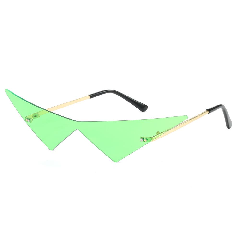 Halloween Christmas Tears Sunglasses Rimless Heart Shape Party Glasses Rave Festival Eyewear Prop