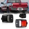 POPMOTORZLED License Plate Lights for Tundra and Tacoma with Built-in Red Markers, Set of 2