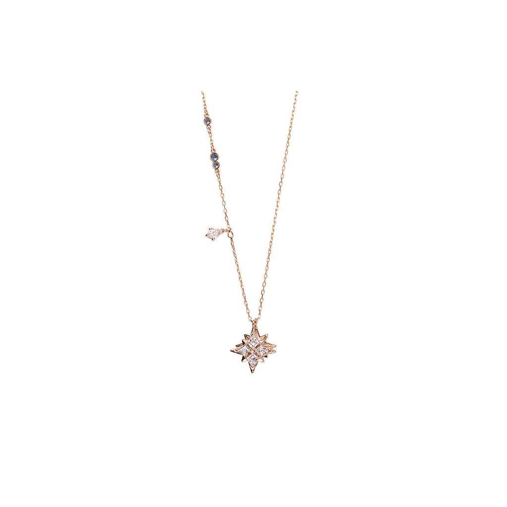 Swarovski Symbolica Artificial Crystal Necklaces Womens Rose Gold tone Plated