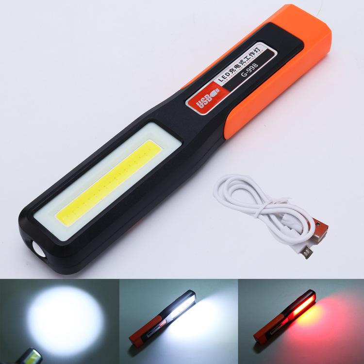 1/2/4/8PCS Helle COB LED Arbeitsleuchte Automechanikerlampe USB aufladbare Taschenlampe Magnetische Taschenlampe Notlicht Warnlicht