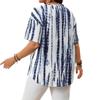 Plus Size Womens Casual Tie Dye Print Short Sleeve T Shirt