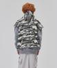 Sweatshirt Mix Camouflage Hoodie [Grey]