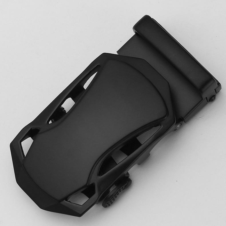 Versatile 3.5cm Men's High-quality Automatic Buckle Leather Waist Belt