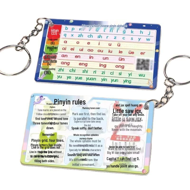 Newcomer Exclusive: Primary & Kindergarten Backpack with Personalized Pendant and Pinyin Cards, Free Shipping