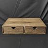 Coffee Pod Holder Countertop Storage Maker Machine Stand Vintage Wooden Organizer for Office