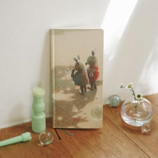 Hobonichi Techo 2027 Weeks English Version Miyakoshi Akiko Once Spring January Start Weekly Planner Left Slim Vertical