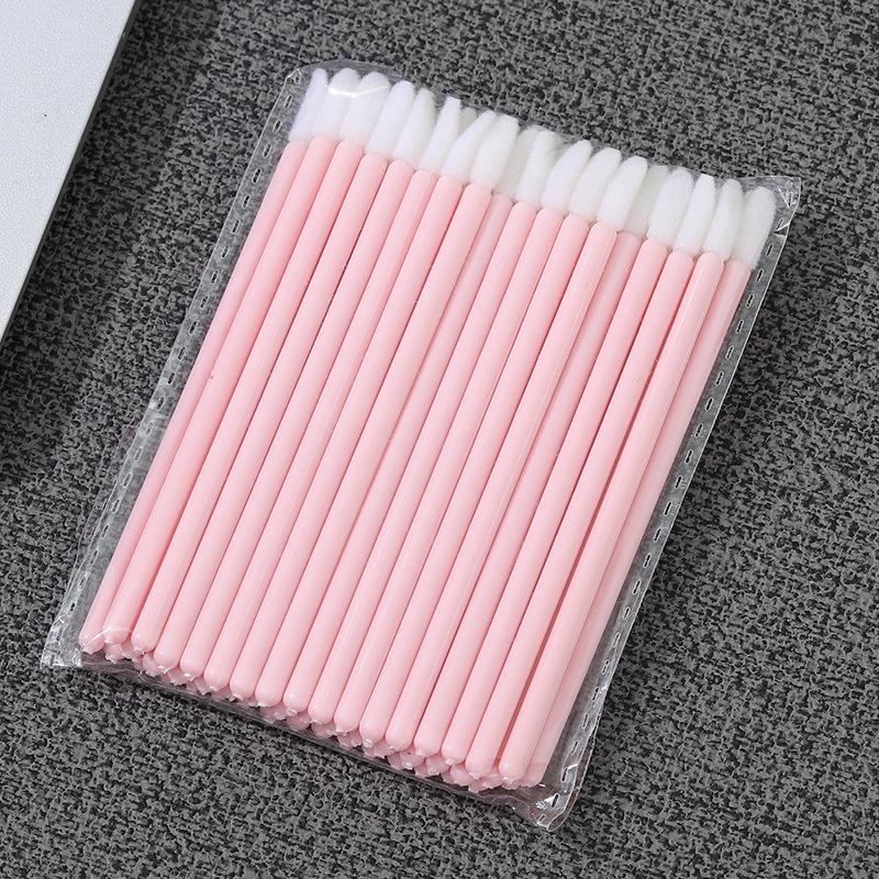 

Flocked Angled Lip Brush: Durable, No-Shed, Solid Rod Design for Lipstick & Lip Gloss Application