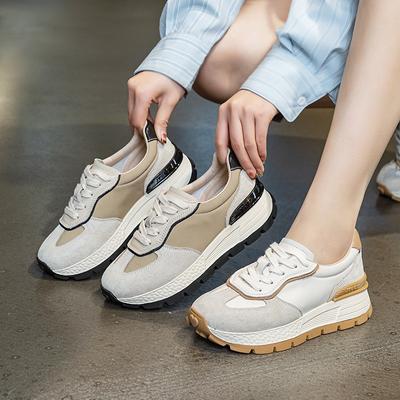 Oryginalne skórzane buty Forrest Gump Buty do biegania Buty codzienne damskie Buty z płaskim dnem Buty Pop