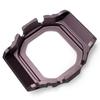 Metal Watch Band with Case for Casio G-SHOCK 5600 Series, Lightweight Aluminum Alloy, Purple